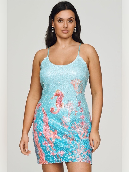 Elliatt Dresses & Skirts - Elliatt Coral Sequin Mini Dress NWT
